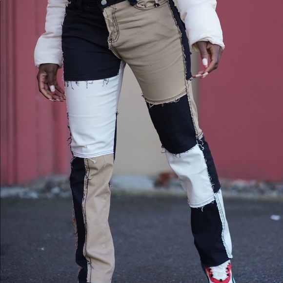 Patchwork pants - Picture 3 of 3